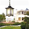 Chao Zan Illuminazione esterna lampada E27 giardino/terrazza Modern, alluminio, antico metallo catene sospensione plafoniere, per portico Corridoio Balcone Gazebo giardino villa Cremagliera dell'uva