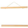 HERCHR Cornici per Poster, Ganci per Poster, Cornice per giornali Appendini in Legno Set di cornici per Foto da Parete, 21 x 21 30x30 40x40 50x50 cm(30cm)