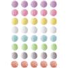 RoadLoo Perline di Legno per Uncinetto, 40 Pz 20mm Colorato Rotondo Crocheted Perline Crafting All'uncinetto Perline Legno Handmade Palline di Legno Mini Perline all'Uncinetto Collana Braccialetto