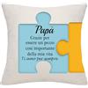 Bommex Papa grazie per essere un pezzo cosi importante della mia vita ti amo per sempre puzzle Copricuscino per papà Compleanno Festa del Papà Regalo di Natale (papà-2)