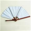 Generic Ventaglio pieghevole a mano, vintage, ricamato, a manovella, in tessuto, per regali di nozze, danza, decorazione per la casa, multiuso (stile F)