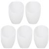 Happyyami 5 Pezzi Copertura Ombrello Di Ferra Sostituzione Dell'Ombra Della Lampada Di Plastica Copertine Bianche Della Luce Lampada Da Pavimento Per Camera Da Letto 35mm