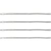 Wisecoco 4 Pezzi Flessibile Braccio a Collo di Cigno, 35cm Microfono Collo Cigno, Universale Tubo Flessibile Flessibile Braccio Collo Cigno Tubo Estensione per Lampada da Tavolo