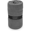 Audi collection Audi 3292500800 - Coperta in pile con anelli, colore: grigio