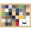 RahmenMax Skane - Cornice portafoto deluxe, 32 x 45 cm, in legno di faggio, 45 x 32 cm, antiriflesso, in vetro sintetico, motivo puzzle con diamanti