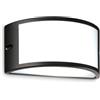 Ideal Lux REX-1 Lampada da parete a incasso da esterno Nera IP44