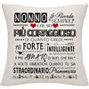 Bommex Regalo per il Nonno: Straordinario Copricuscino da Nipote - Miglior Regalo per il Compleanno, Festa del Papà e Natale