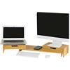 SoBuy Supporto Monitor Regolabile Portata fino a 25kg 60-108x11x22cm