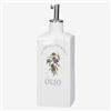 La Porcellana Bianca - Bottiglia Olio, Nylon/A - Conserva, Complementi Tavola - Dosatore Olio - Porcellana - 250 CC; 6x6xh15 cm