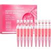 Luthando Siero Viso Rosa Salmone PDRN, 10 fiale di siero PDRN per il viso con collagene, acido ialuronico e peptidi, per una pelle più luminosa e un trattamento quotidiano (cosmesi coreana)