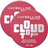 Maybelline New York Cloud Topia Blush in Mousse Colorato per Guance e Labbra Ultra Pigmentato Colore 02 Ethereal Rouge Resistente al Sudore No Transfer Finitura Opaca Lunga Tenuta - 2 Barattoli da 5g