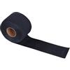 QUUPY 1 rotolo di strisce nere per collo da barbiere usa e getta sciarpa da barbiere di carta da parrucchiere elastico per collo fascia avvolgente per accessori per parrucchieri