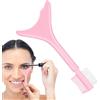 Generisch Pettine separatore per ciglia, in silicone, per trucco, cosmetici | Stencil di protezione per applicatore di mascara, in silicone, per trucco, cosmetici, ragazze, fidanzate, principianti