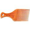 Generic Pettine per capelli afro in plastica per acconciature ricci, leggero e portatile, per uomini e donne