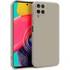 MyGadget Cover per Samsung Galaxy M53 5G - Custodia in Silicone Morbido a Doppio Strato - Case con Protezione Fotocamera & Fodera Interna Antigraffio - Grigio