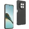 REY Cover in Gel TPU Nera per Oppo REALME 12 5G - REALME 13 5G - REALME 12X 5G, Ultra Sottile 0,33 mm, Morbido Flessibile, Custodia Silicone