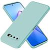 EASSGU Custodia per Samsung Galaxy S10+ / Samsung S10 Plus (6.4 Inches), Cover Morbida in Silicone TPU - Ciano chiaro