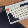 Womier Tasti piatti, in PBT Shine Through, 60, 65, 75, 100%, stile retrò, per switch Cherry Gateron MX, tastiera meccanica, colore carbonio retrò
