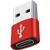 Vesidoloy Adattatore USB - Adattatore per computer portatile, convertitore di ricarica rapida PD da tipo C a connettore USB per tablet, telefono, laptop, auto, scrivania, casa e viaggio