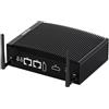 ESIMOER Mini PC Industriale PC Fanless Win 11 Core i5 8350U, 8GB RAM 256GB SSD, Doppi Display HD 4K, 2 RJ45 LAN, 2 RS232 COM, 8 USB, WiFi, BT, Micro PC Win11 per Aziende, Casa, Industria, LOT