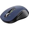 TECKNET Mouse Bluetooth senza fili (BT 5.0/3.0 + 2.4G), rotellina di scorrimento a 4 vie, silenzioso, con ricevitore USB-A, mouse wireless da 4800 DPI, mouse ergonomico per computer portatile/PC/Mac