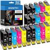 NINETEC Cartucce compatibili con Epson 603 XL 603XL Expression Home XP-4155 XP-4150 XP-4105 XP-4100 XP-2100 XP-2105 XP-2150 XP-2155 XP-3100 XP-3155 XP-3150 XP-3105 WF-2840. dwf 2810dwf Confezione da