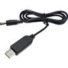 Generic Cavo da CC a CC 12V - Cavo di rete di conversione USB, cavo adattatore universale | Connettore compatibile per ventilatori di tastiera per pianoforte Lampada da tavolo Router wireless Dispositivi per