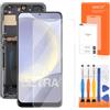 AGCUT Schermo LCD per Samsung Galaxy S20 Ultra 5G SM-G988B SM-G988B/DS SM-G988U da 6,9 pollici Display LCD Display Digitalizer Touch Screen Assembly con Strumenti (Nero Incell, senza impronta)