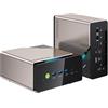 GMKtec EVO-T1 AI Mini PC Intel Ultra 9 285H, 64G DDR5, 2T M.2 PCIe 4.0 SSD (max. 128 GB + 24TB), 99 Tops, Mini Gaming PC con Oculink|Dual 2.5G LAN|USB 4.0|Quad-Display 8K, Mini Desk Computer per