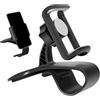 Generic Supporto per cellulare Moutien da cruscotto - supporto per auto con clip per 4,0 -6,5 | Supporto mobile solido con base girevole, supporto flessibile per angolo di visione per il