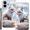 WUACYEAMING Custodia Compatibile con Redmi Note 17 Pro 5G,con Slot Carte PU Pelle Portafoglio Libro Case Antiurto Bumper Motivo Magnetica Flip Protettiva Resistente Volpe