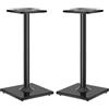 OUUTMEE Coppia di supporti per altoparlanti universali per audio surround fino a 10 kg, supporti per altoparlanti da pavimento con gestione dei cavi, supporti per altoparlanti per Bose, Polk, JBL