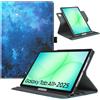 TiMOVO Cover Girevole per Samsung Galaxy Tab A11+ Plus 11,CieloStellatoBlu