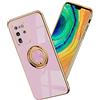 Yarxiawin Sottile Silicone Custodia per Samsung Galaxy S20 Plus (Viola) | Elegante Liscia Case per Samsung S20 Plus Cover con Anello Supporto Sottile Leggera Morbido Accessori Protezione Antiurto