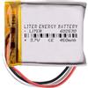 Liter energy battery Batteria a 3 cavi 602530 LiPo 3.7V 450mAh 1.665Wh 1S 5C Liter Energy Battery Ricaricabile con PCM termistore NTC Smartwatch Elettronica - Non adatto per Radiocomando 32x25x6mm (3P|450mAh|602530)
