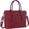 MOSISO Borsa Tote Laptop 17-17,3 pollici, Borsa a Tracolla Pelle PU
