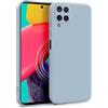 MyGadget Cover per Samsung Galaxy M53 5G - Custodia in Silicone Morbido a Doppio Strato - Case con Protezione Fotocamera & Fodera Interna Antigraffio - Azzurro