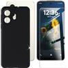 BUNALFaa Custodia per TCL NXTpaper 70 Pro (6.9) + con Vetro Temperato Protezioni schermo, Case Black Silicone Morbido Cover Bumper Protettiva Antiurto Antiscivolo -Black