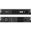 NJOY Code 2000 Gruppo di Continuità 2000VA 1200W | Rack 2U | Line Interactive AVR | Display LCD | 8 Uscite IEC C13 | USB + Software | Batteria 12V 18Ah | UPS Server Rack Datacenter