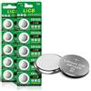 LiCB CR1620 Batteria Bottone al litio 3V, confezione da 10