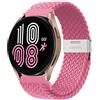 LEIXIUER Cinturino Intrecciato Regolabile da 22mm Compatible per Samsung Galaxy Watch 3 45mm 46mm Elastico Cinturino ad anello in nylon per HUAWEI Watch GT 2/3/Pro 46mm Strap per Amazfit GTR 47mm,Rosa