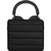 Geekria NOVA custodia imbottita per cuffie, compatibile con Sony WH-1000XM5, Logitech G PRO X 2, Apple AirPods Max, borsa protettiva soft shell da viaggio con protezione dei bordi (Nero)