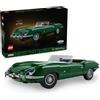 LEGO Icons Jaguar E-Type - Kit di Modellismo per Adulti di Classica Auto Sportiva - Motore 6 Cilindri in Linea e Kit di Attrezzi - Decorazione Camera da Letto 3D - Idea Regalo da Collezione - 11381