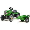 Falk Trattore a pedali Terra Maxx Bambino con rimorchio, da 2 anni