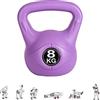 MAGIC SELECT Kettlebell da 8 kg per Sport e Fitness in PVC con Sabbia e Maniglia Liscia Anti-Sfregamento per Allenamento Muscolare a Casa e Palestra.