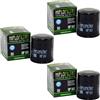 Hiflofiltro Hiflo HF303 - Set di 3 filtri dell'olio per H o n d a Kawasaki Polaris Y a m a h a