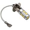 Riloer Lampadine per fari H3, lampadine fendinebbia a LED 12V 2PCS / luci di marcia diurna DRL per veicoli, luce bianca 6000K