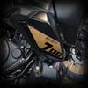 labelbike Adesivi 3D Moto Pance compatibile con YAMAHA | Tenere 700 World Raid 2026, Protezione in Resina, Antigraffio, Decorazione, Oro, Made in Italy