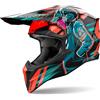 Airoh CASCO AIROH OFFROAD WRAAAP CYBER ORANGE GLOSS XS