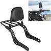 DSISIMO Schienale passeggero per moto Sissy Bar con cuscino per schienale e portapacchi compatibile con Honda Rebel 1100 1100T DCT CMX1100 2021-2025